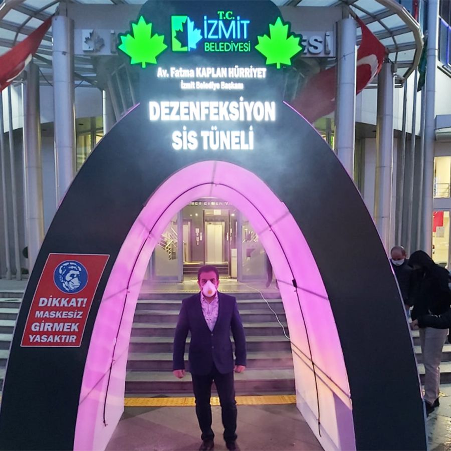 İnsan Dezenfeksiyon Tüneli