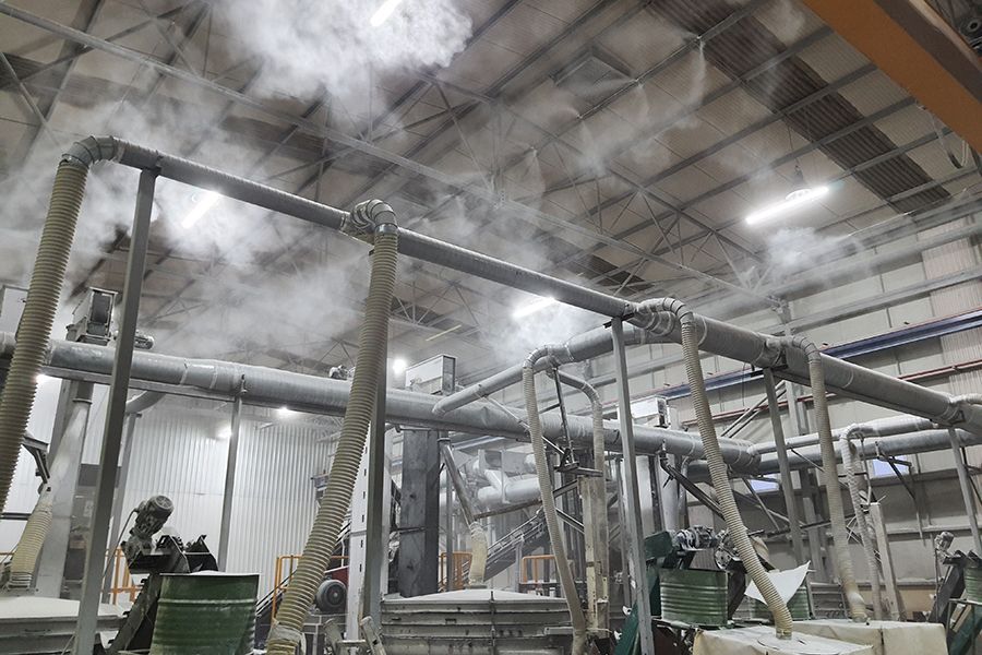 Cam Geri Dönüşüm Toz Bastırma